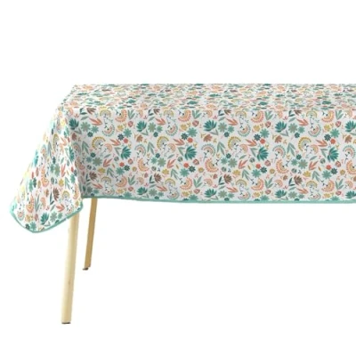 Image of Douceur d&#039;Intérieur Indiana PVC Textilia Rectangular Tablecloth 140 x 240 cm
