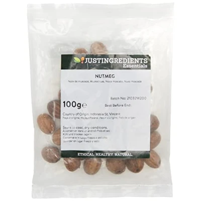 Image of JustIngredients Essentials Nutmeg, 100 g