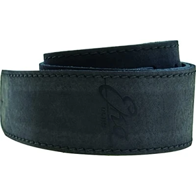 Image of EKO GUITARS GBU STRAP LEATHER BLACK
