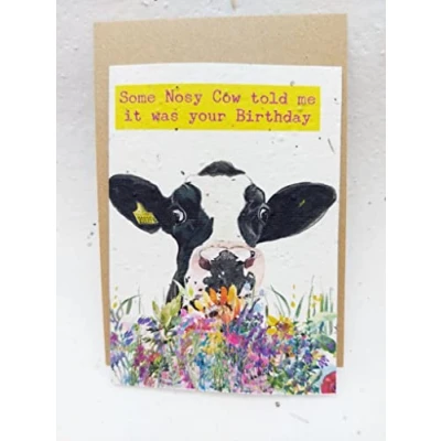 Image of Funny Best Friend Plantable Seed Birthday Card/Bestie/Humour/Fun/Sarcasm