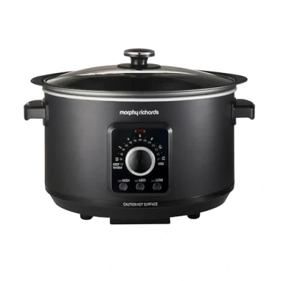 Image of Morphy Richards Easy Time 3.5L Slow Cooker Black