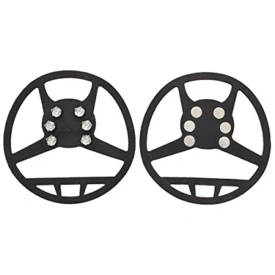 Image of Trespass Gripz, Black, M, 1 Pair Crampons / Spikes, Heel Compatible, Medium, Black