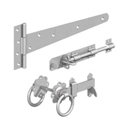 Image of Gatemate Side Gate Kit with Ring Latch Zinc Plated