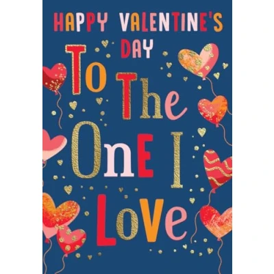 Image of Avant Garde Studios Valentines Day Card, One I Love 9 X 6 inches