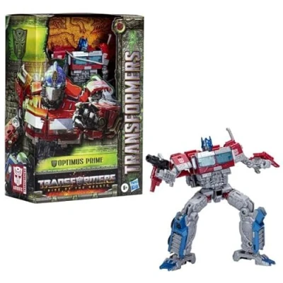 Image of Transformers: Rise of the Beasts Voyager Class Optimus Prime Converting Action Figure (6)