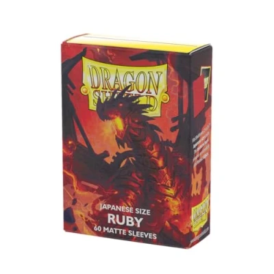Image of Dragon Shield Small Sleeves Japanese Matte Ruby &#039;Geledar&#039; (60 Sleeves)