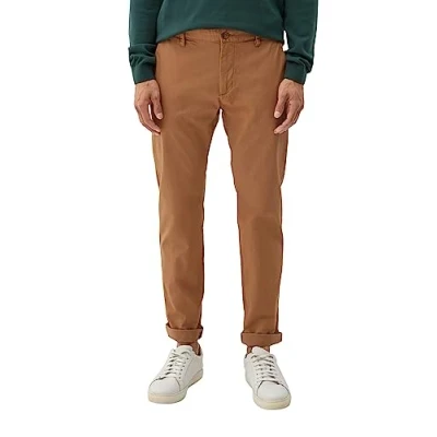 Image of s.Oliver Men&#039;s 10.3.11.18.180.2122353 Slim Fit Chino Trousers, Sandstone #674C47, 29W / 32L