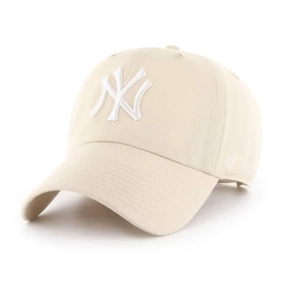 Image of 47 New York Yankees MLB Clean Up Natural Beige Adjustable Cap