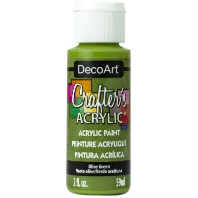 Image of Deco Art CRAFTER&#039;S Acrylic GRN, Olive Green, One Size