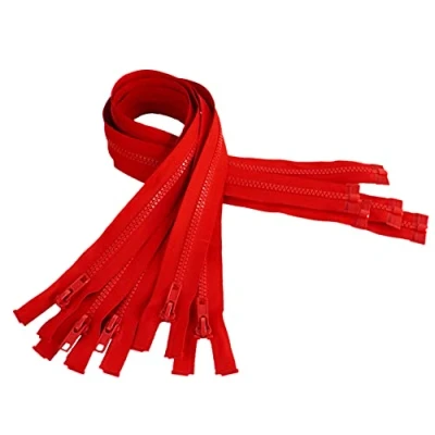 Image of Trimz Zipper, Red, 10 Pieces