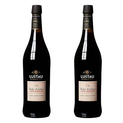 Image of Lustau Pedro Ximénez San Emilio Sherry 75cl Pack of 2 17% ABV