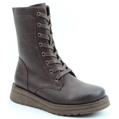Image of Heavenly Feet Martina Walker Chocolate brown Womens Lace Up Boots 3509 27