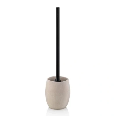 Image of kela Toilet brush set, Cement, gray, 10.5x10.5x44cm