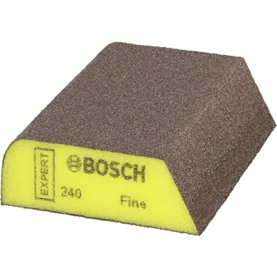 Image of Bosch 1x EXPERT S470 Combi Blocks (for Paint on wood, Softwood, Ø 69 x 97 26 mm, Fine, Professional Accessory Hand Sanding)