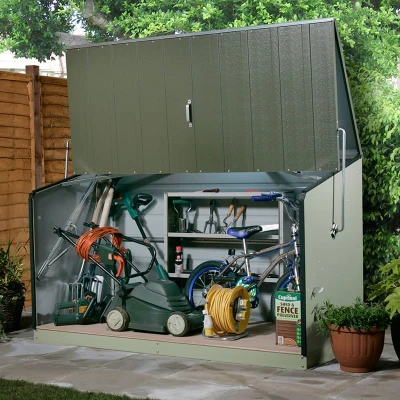 Image of 6x3 Trimetals Green Storeguard Metal Garden Storage Unit
