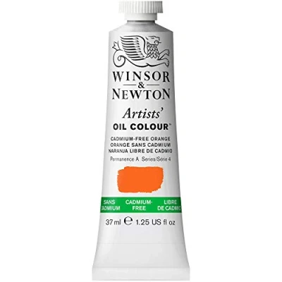Image of Winsor &amp; Newton Artist Oil Paint, Cadmium Orange, 37ml
