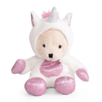 Image of Living Nature LITTLE Play White Unicorn Plush Toy Fantasy Stuffed Animal Collection
