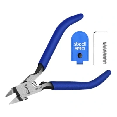 Image of stedi Model Nipper, Ultra thin Double blades Nippers with Protective Case Hobby Making Tools for Gundam Repairing Plastic and Fixing