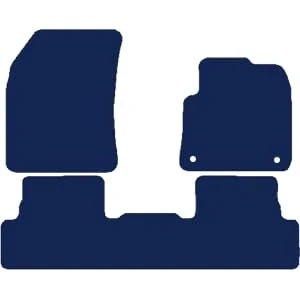 Image of Car Mat Set Compatible With Peugeot 3008 (2017 date)(Not Hybrid) Deluxe Carpet Mats, Super, Super Hard Wearing, Non Slip, Tailored Mats