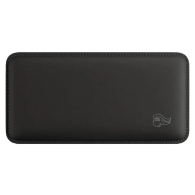 Image of Glorious Gaming Padded Mouse Wrist Rest Anti Fray Stitched Edges, Smooth Cloth Surface, Slip Rubber Base, Medium Firmness, 200 x 100 17mm Black Stealth