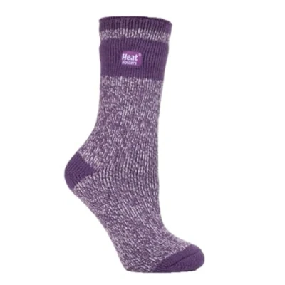 Image of HEAT HOLDERS Ladies Thermal Winter Warm Original Twist Stripe Socks (Fantasia Block Twist)
