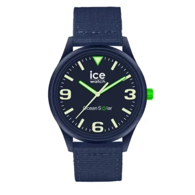 Image of Ice WATCH Ocean Dark Blue Men&#039;s Wristwatch With Tide Strap 019648 (Medium)
