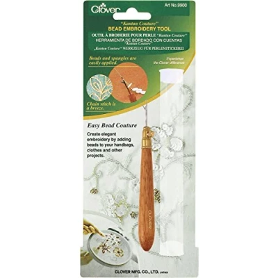 Image of Clover Kantan Couture Bead Embroidery Tool, Wood