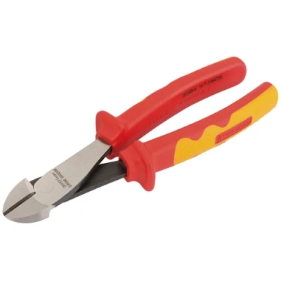 Image of Draper VDE Approved Fully Insulated High Leverage Diagonal Side Cutter, 200mm