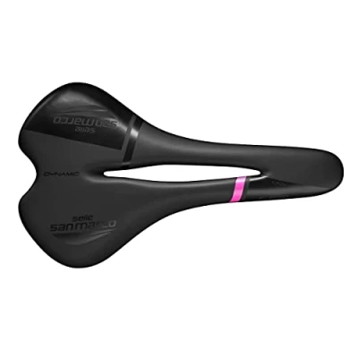 Image of San Marco Manganese Saddle for Women, Black/Pink, One Size