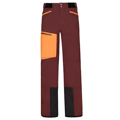 Image of Rock Experience REMP03812 Scandia EVO Pants Men&#039;s 0413 Bitter Chocolate+0630 Flame XXL