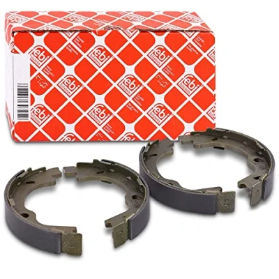 Image of 583502SA00 Handbrake Shoes FEBI BILSTEIN 171047 Rear Axle HYUNDAI: i30 I Hatchback, ix35, Tucson, KIA: Sportage III, cee‘d Estate