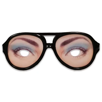 Image of Pohotobooth Props Ltd Womens Funny Eye Disguise Novelty Glasses