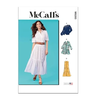 Image of McCall&#039;s M8285Y Misses Dress Y (XS S M)