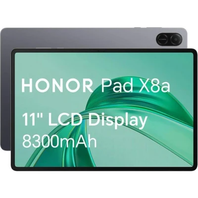 Image of HONOR Pad X8a, 11 Inch Wi Fi Tablet, 128GB Storage, 8300mAh Battery, Quad speaker, Slim Metal Design, Android 14, Space Grey