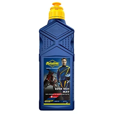 Image of Putoline 2 Stroke Oil 1 Litre Ester Tech MX9 Off Road Fully Synthetic Engine