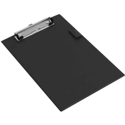 Image of Rapesco 1072 Standard PVC Clipboard, A5, Black
