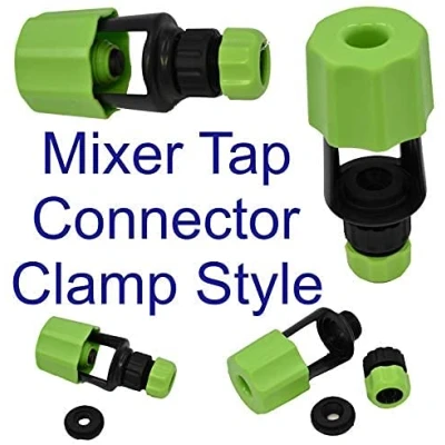 Image of Toolzone Indoor Kitchen Mixer Tap Hose Pipe Connector (Pack of 2)