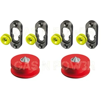 Image of Button Fix Type 1 Flush Bracket Marker Guide Kit Connecting Panels x4 + 2 Tool&#039;s