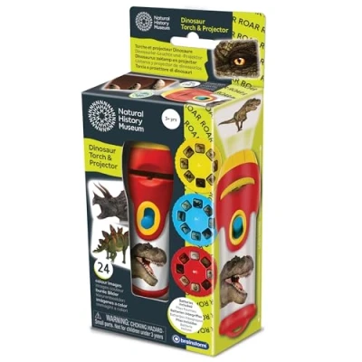 Image of Natural History Museum N5130 Dinosaur Torch &amp; Projector, 110mm