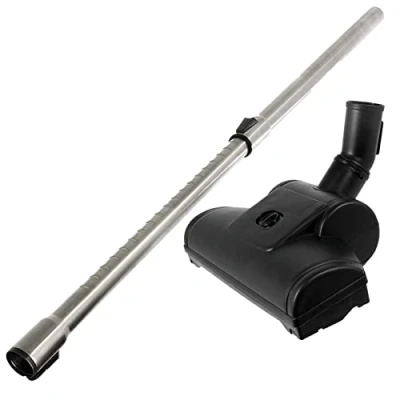 Image of Spares2go Vacuum Telescopic Extension Rod + Turbo Floor Head 35mm compatible with Miele S5210 S5211 S5261 TT5000