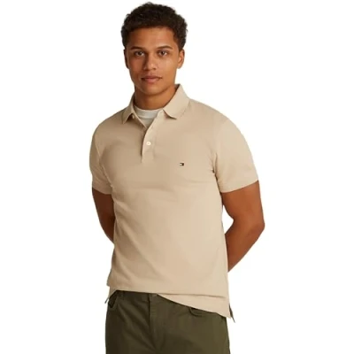 Image of Tommy Hilfiger 1985 Polo Shirt Beige size M