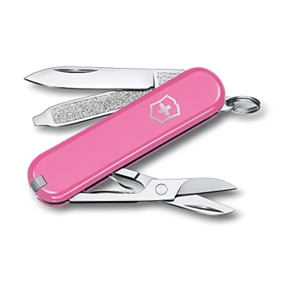 Image of Victorinox, Classic SD, Swiss Army Pocket Knife, small, Multi Tool, Camping, 7 Functions, Blade, Nail file, Screwdriver 2.5 mm
