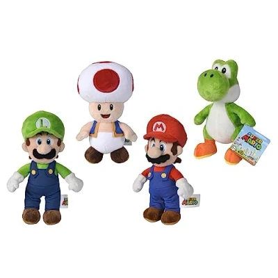 Image of Simba Super Mario Plush 20 cm, Soft Material, 4 Characters Available, A Character Sent Randomly, You Can Not Choose the Model (109231009003)
