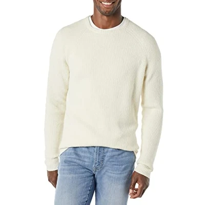 Image of Amazon Essentials Men&#039;s Long Sleeve Soft Touch Crewneck Jumper, Ivory, L