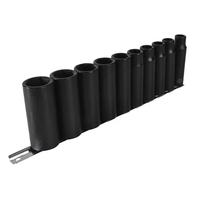 Image of Teng 1/2in Drive 9126 Deep Impact Socket Set, 10 Piece TEN9126