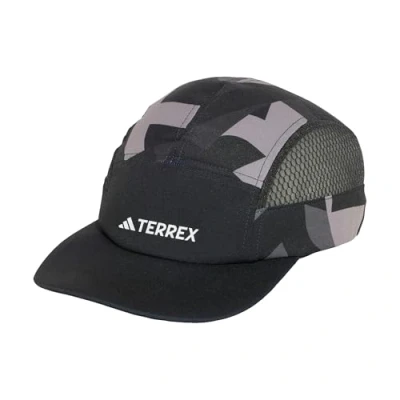 Image of adidas Unisex Terrex Climacool 5PANEL Graphic Cap, Black/Carbon/White, M