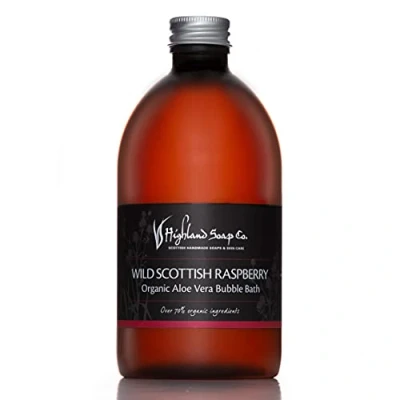 Image of The Highland Soap Company Wild Scottish Raspberry Bubble Bath 500ml