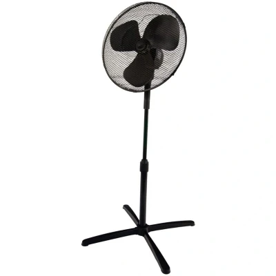 Image of IGENIX DF1655BL 16&quot; Pedestal Fan Black, Black