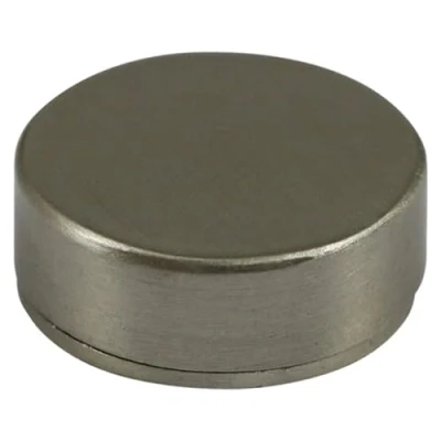 Image of TIMCO Threaded Screw Caps Solid Brass Satin Nickel 12mm