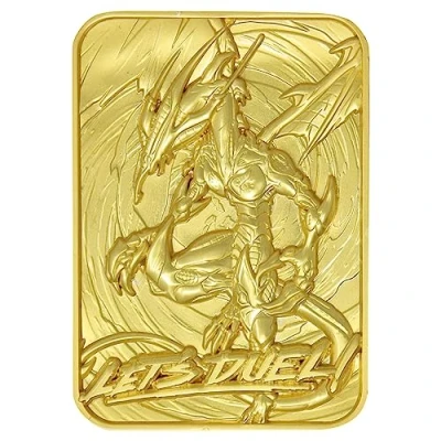 Image of Yu Gi Oh! Limited Edition 24K Gold Plated Collectible Stardust Dragon